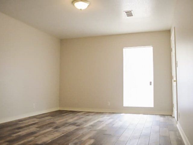 Bedroom with hardwood floors