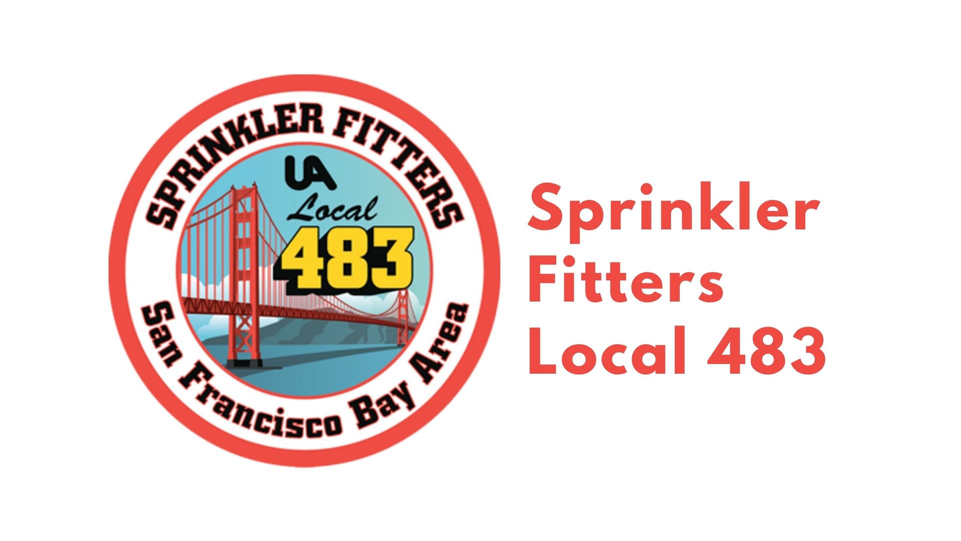 A logo for sprinkler fitters in san francisco bay area