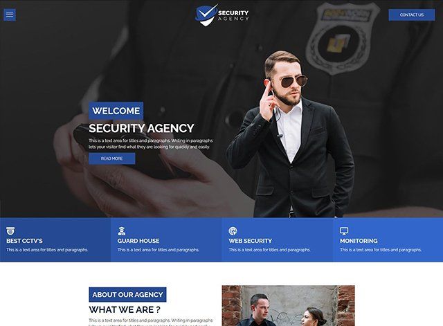 Security Agency Themes by Search Marketing Specialists