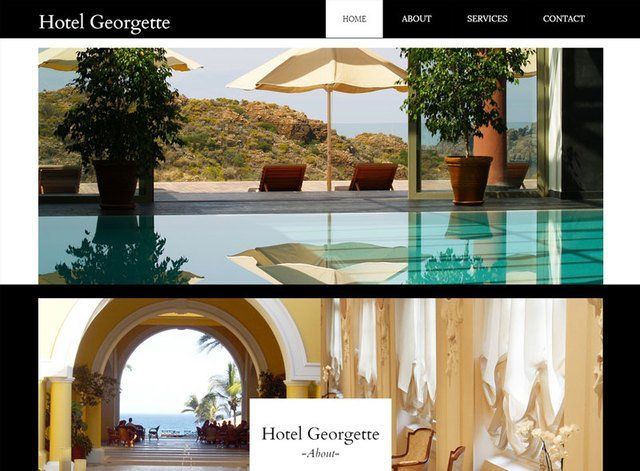 Hotel Theme 2 Website Design Themes by Search Marketing Specialists