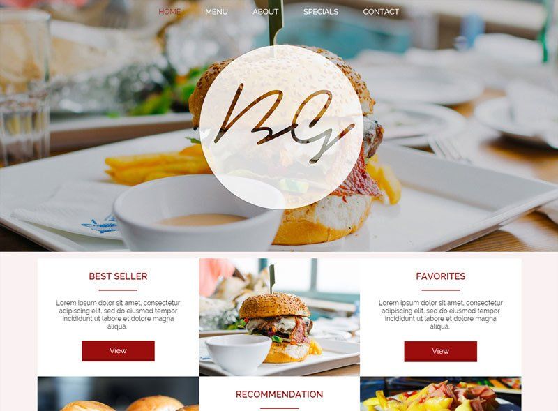 Restaurant Website Design Themes by Search Marketing Specialists