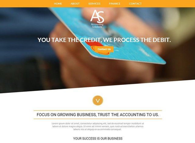 Accounting Solutions Website Design Themes by Search Marketing Specialists