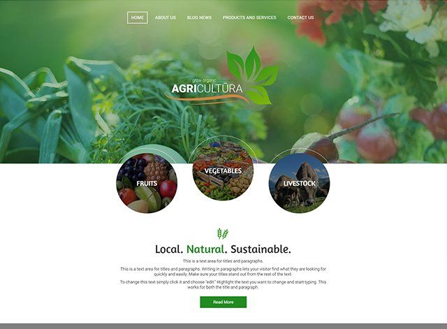 Agriculture Website Design Themes by Search Marketing Specialists