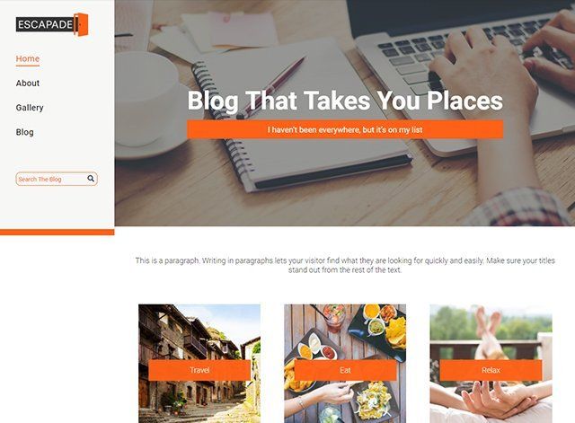 Blog Website Design Themes by Search Marketing Specialists