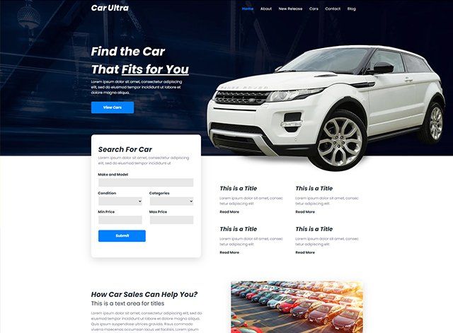 Car Ultra Themes by Search Marketing Specialists