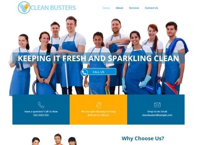 Cleaning Website Design Themes by Search Marketing Specialists