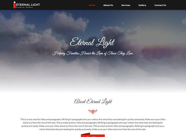 Funeral Website Design Themes by Search Marketing Specialists