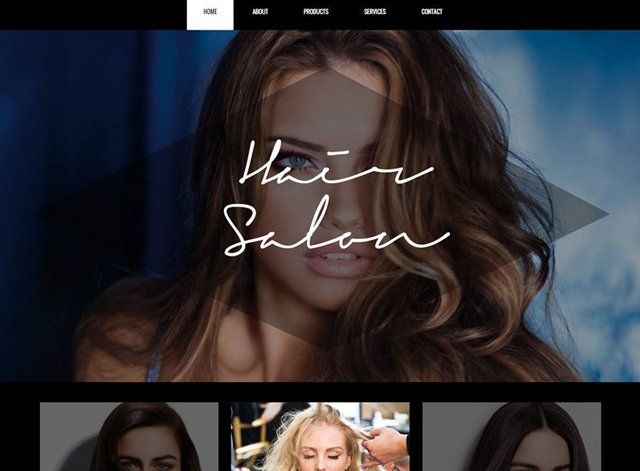 Hair Salon Website Design Themes by Search Marketing Specialists