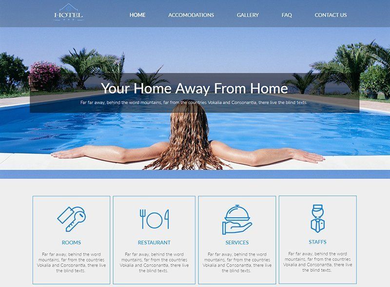 Hotel Website Design Themes by Search Marketing Specialists