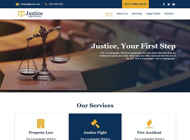 Legal Website Design Themes by Search Marketing Specialists
