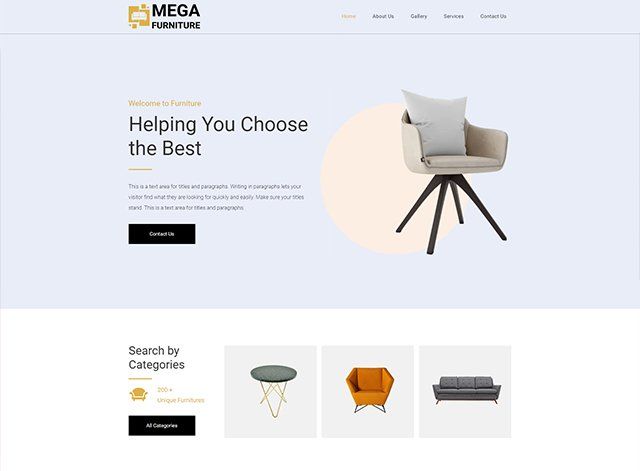 Mega Furniture Themes by Search Marketing Specialists