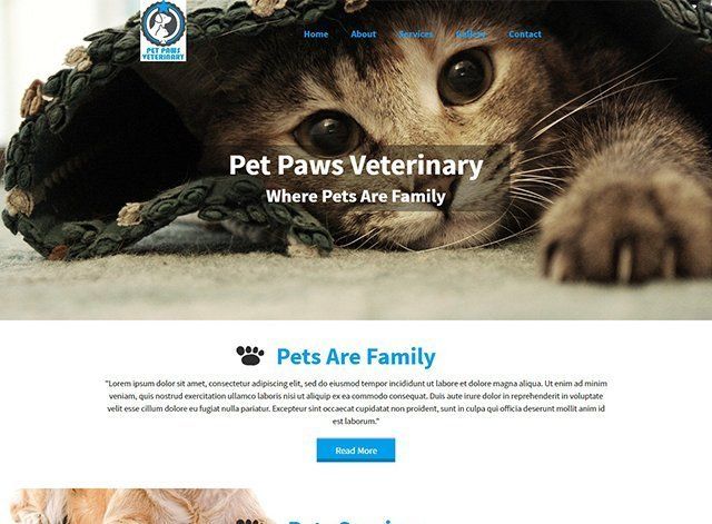Pet Paws Website Design Themes by Search Marketing Specialists