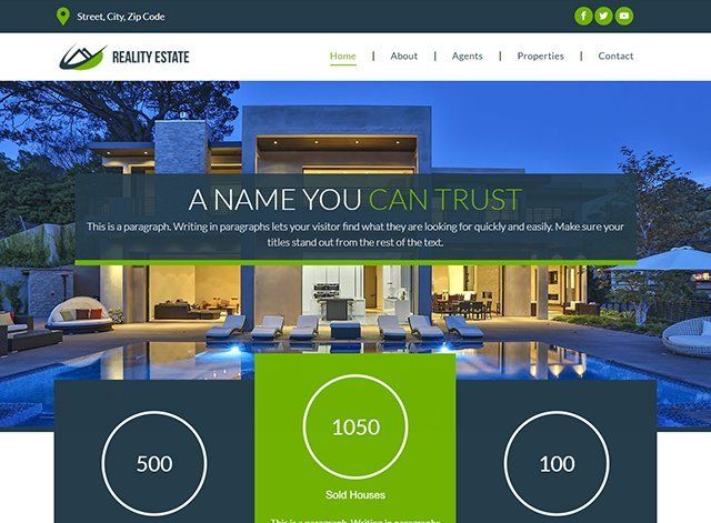 Realty Website Design Themes by Search Marketing Specialists