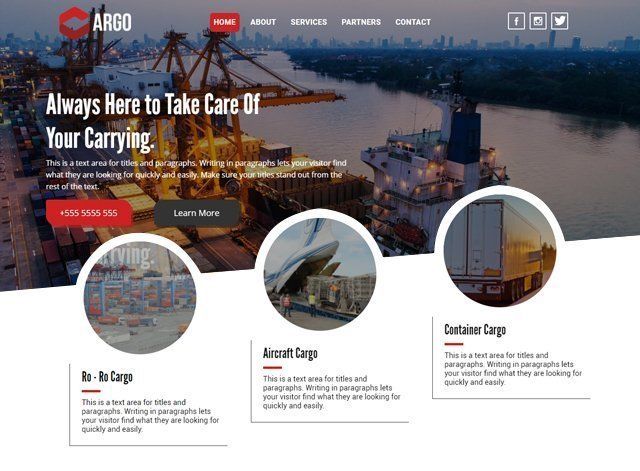 Shipment Website Design Themes by Search Marketing Specialists