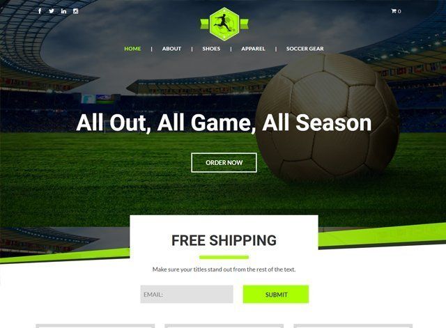 Sports Website Design Themes by Search Marketing Specialists