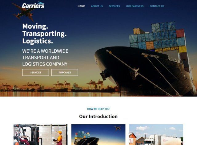 Transport Website Design Themes by Search Marketing Specialists