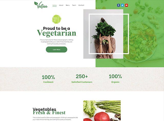 Vegan Themes by Search Marketing Specialists