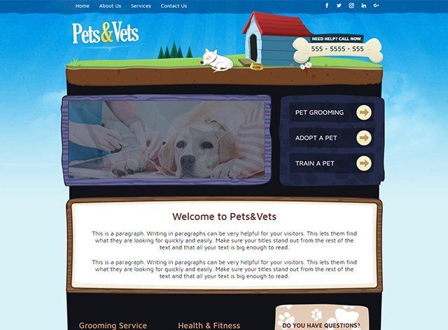 Veterinary Website Design Themes by Search Marketing Specialists
