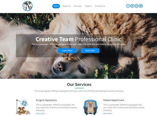 Veterinary Website Design Themes by Search Marketing Specialists