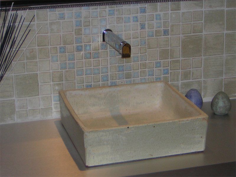 Stone tiling sink 12