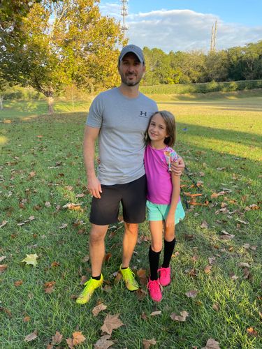 Kyle Gregory, Founder of COMPETE Headquarters,  and his daughter Ava