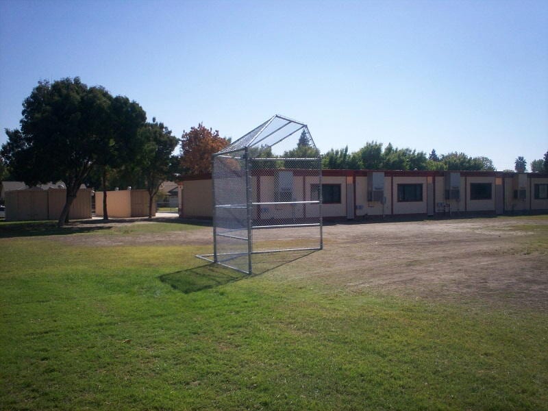 Baseball backstops side view — Wood Fences in Bakersfield, CA