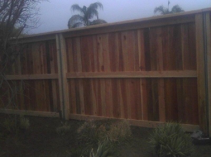 Flat wood fences — Wood Fences in Bakersfield, CA