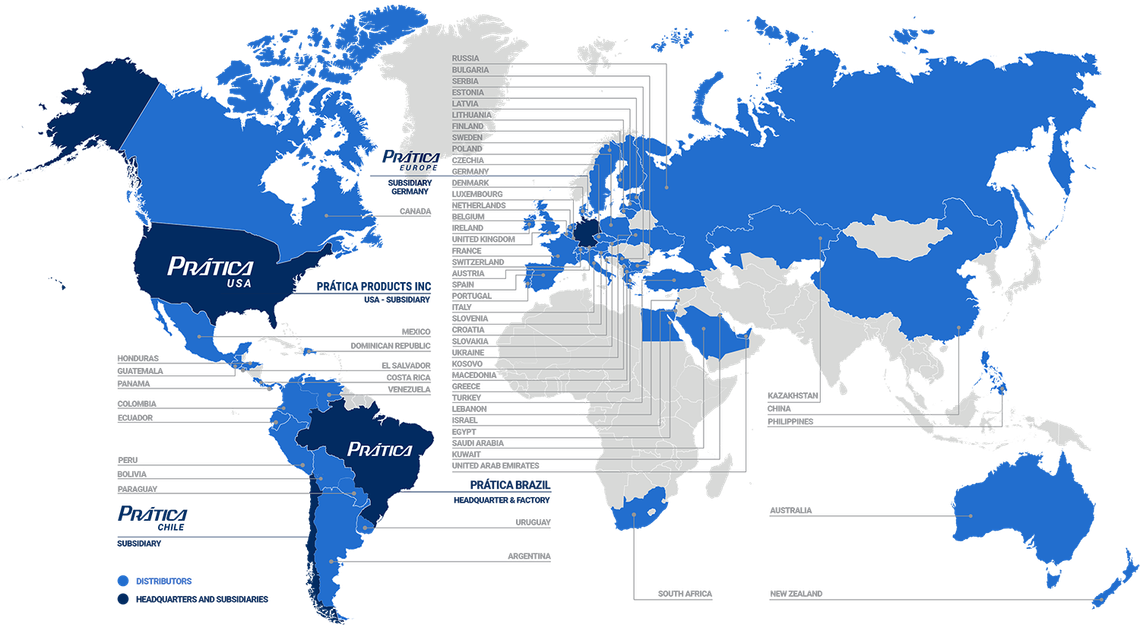 A map of the world with the united states in the middle