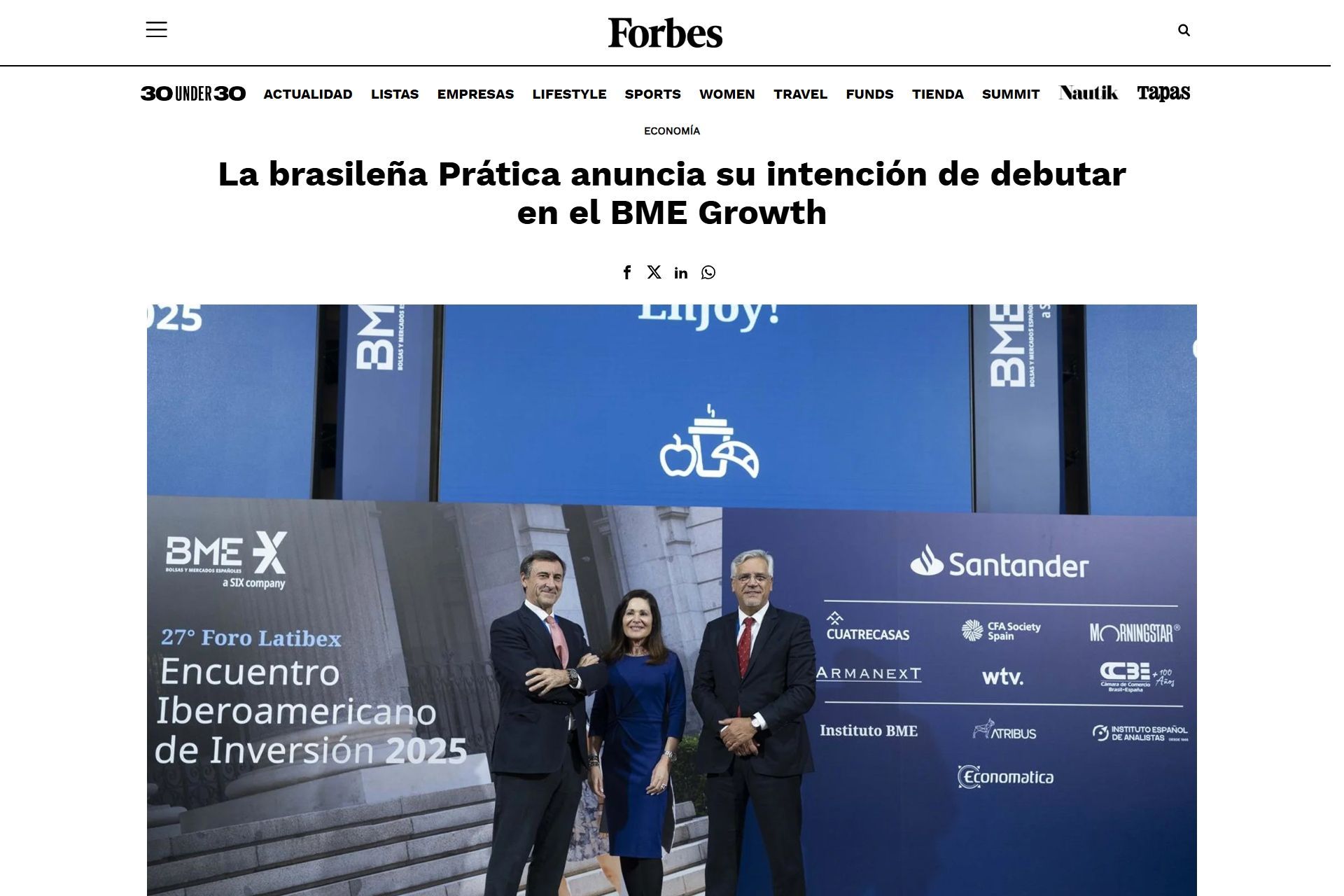 Prática’s Intention to Enter the Spanish Stock Market Gains Visibility