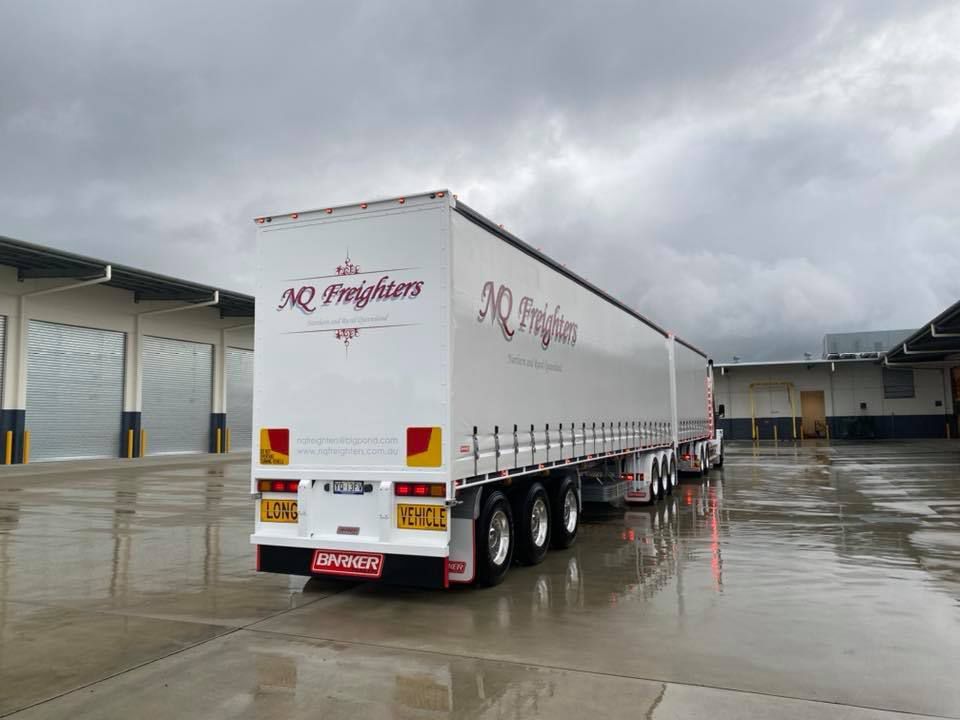 Back View Of The NQ Freighters Container Truck — NQ Freighters In Bohle QLD
