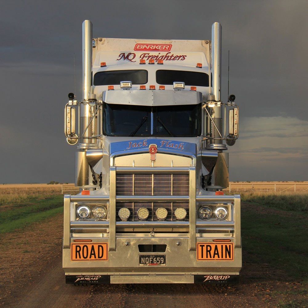Jack Flash Road Train Front View — NQ Freighters In Bohle QLD