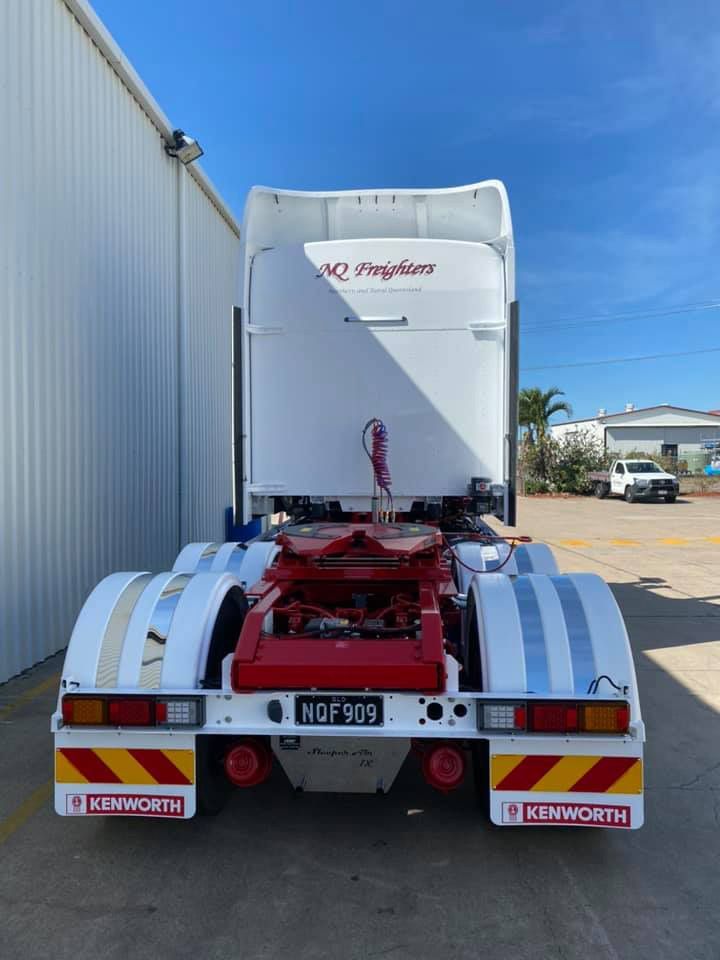 NQ Freighters Kenworth Truck Back — NQ Freighters In Bohle QLD