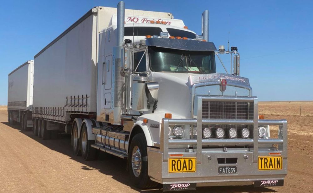Road Train Big Truck — NQ Freighters In Bohle QLD