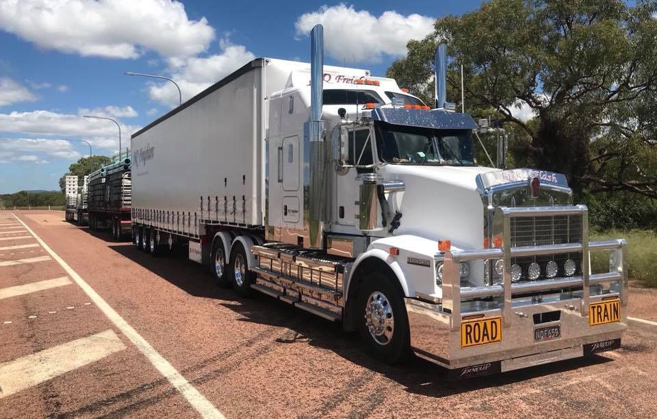 Transporting Heavy Materials Goods On The Trailers — NQ Freighters In Brisbane QLD