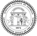 the seal of the judicial council of georgia administrative office of the courts
