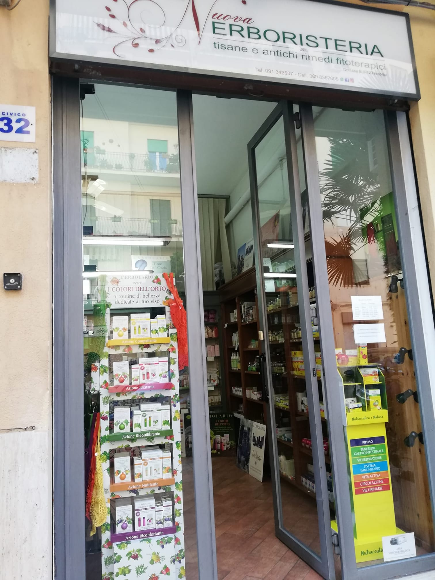 negozio di prodotti erboristici