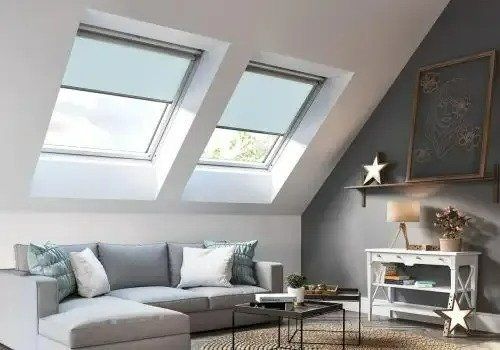 A Living Room With a Couch , Table , and Skylights — Gold Coast Skylights in Slacks Creek, QLD
