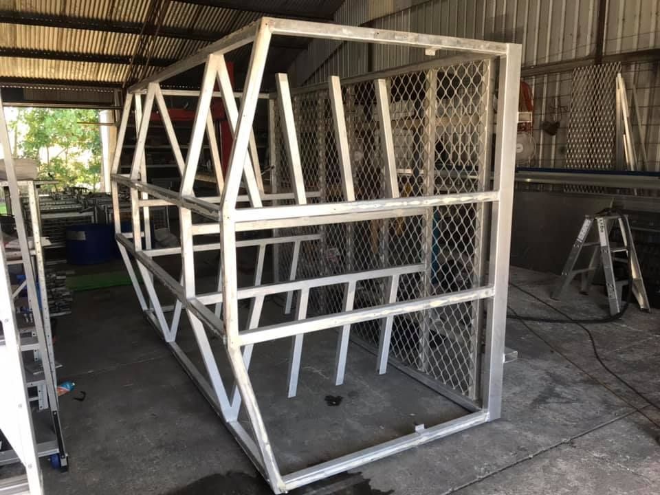 A Metal Structure is Being Built in a Factory — Jensen Welding & Fabrication in Buderim, QLD
