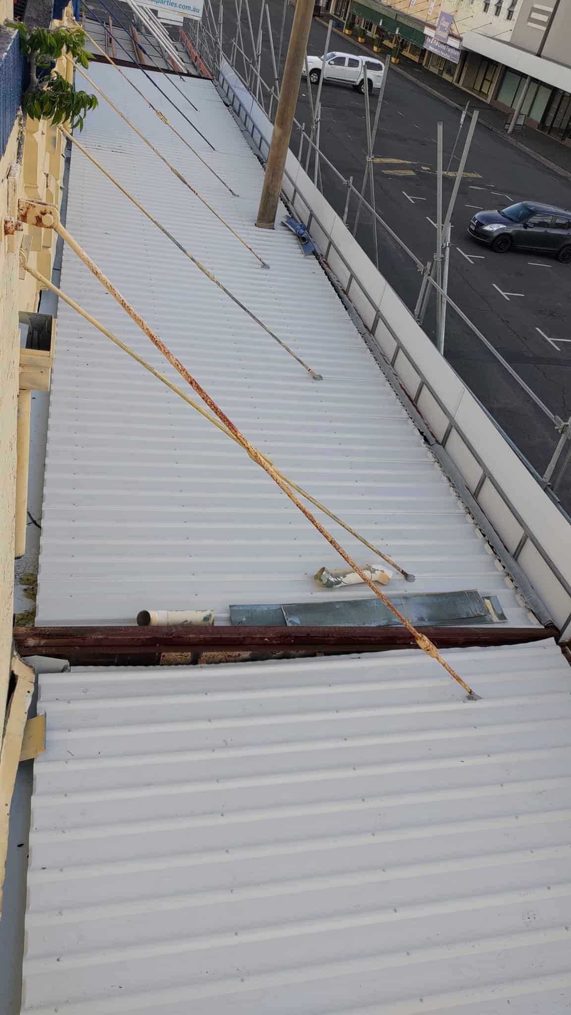 Roof Under Repair — Roofing Industry in Taroomball, QLD