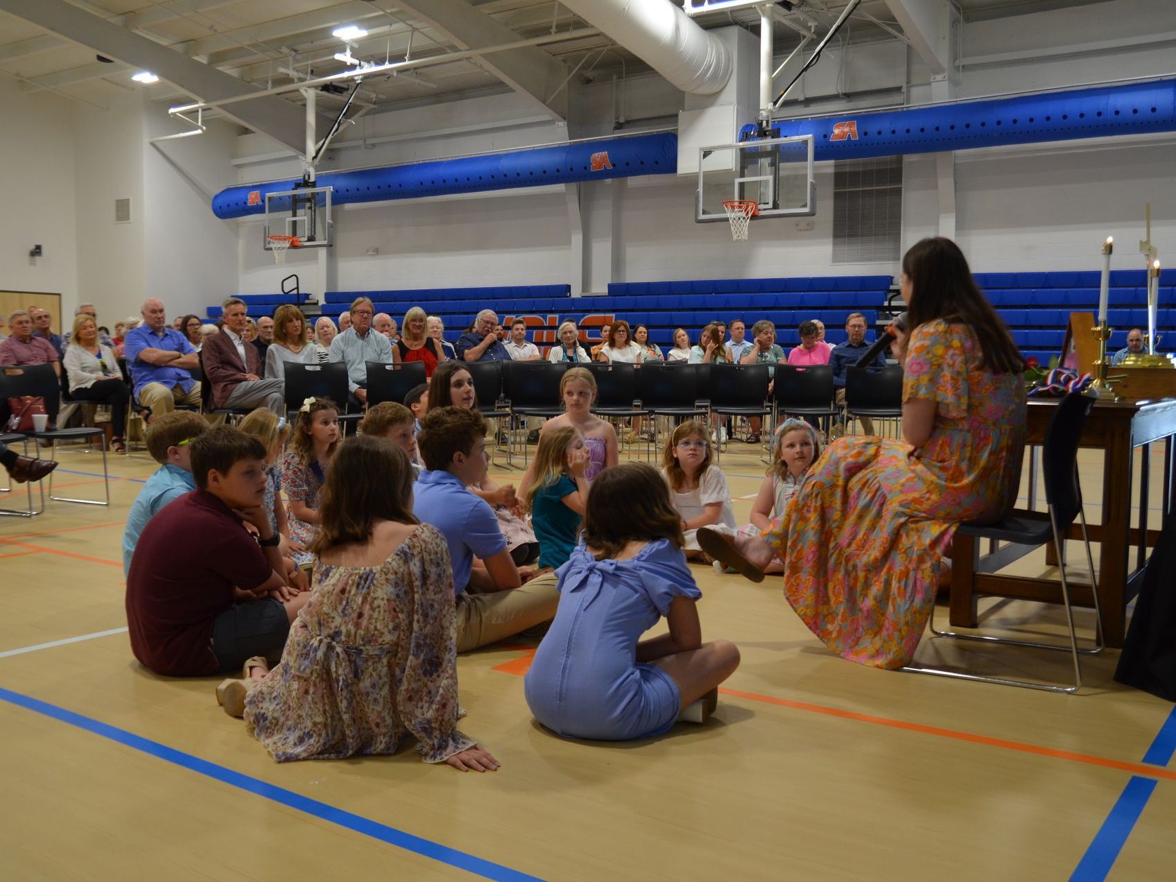 Moments for Children given by Genny Prewitt, children's director.
