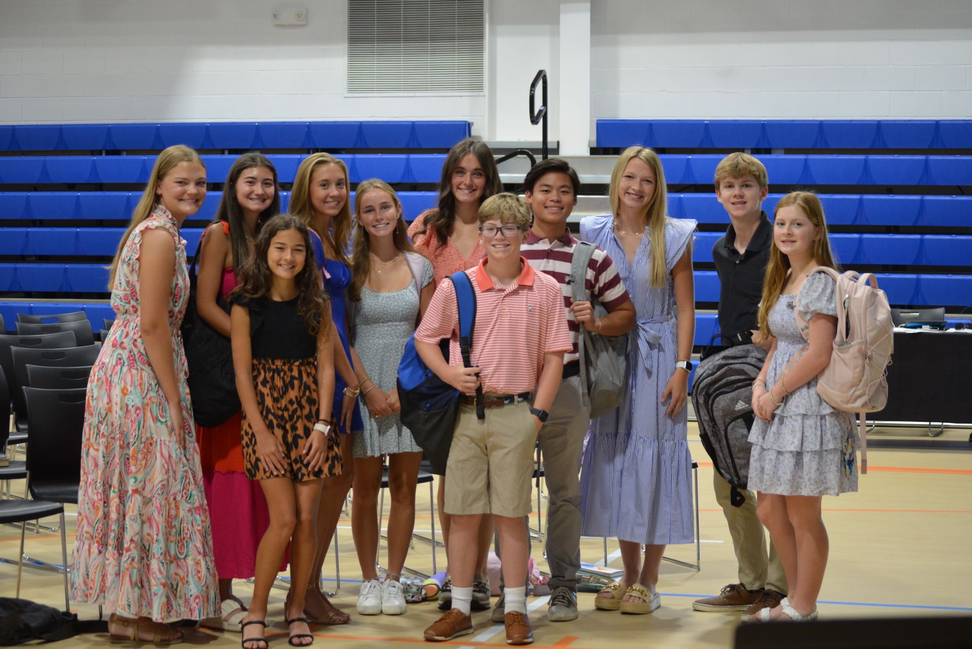 Youth at the Blessing of the Backpacks