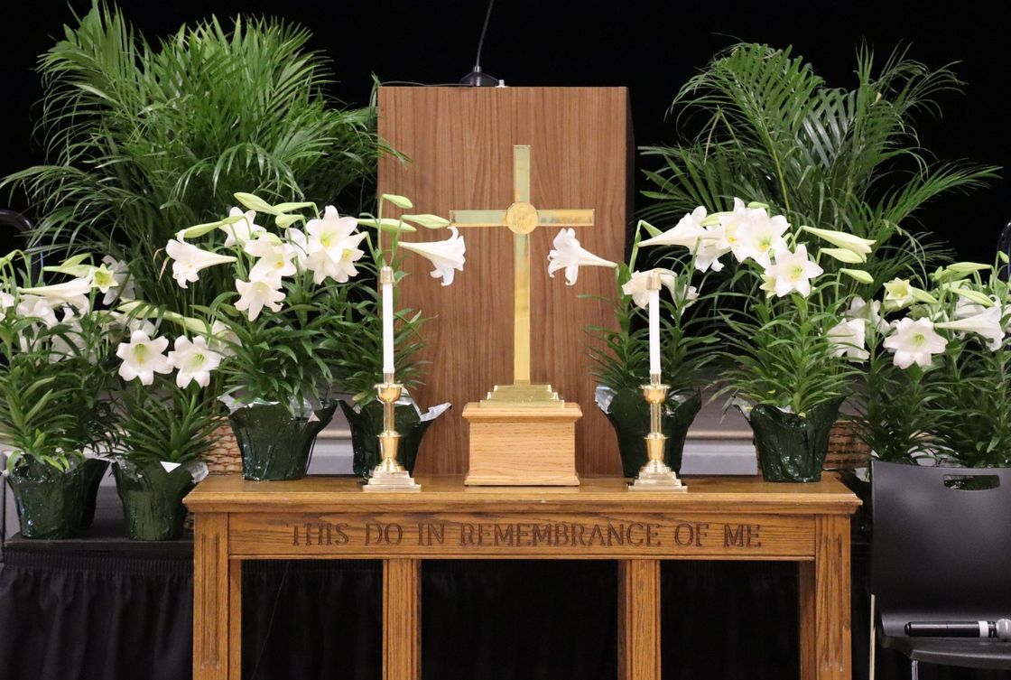 Altar on Easter Sunday