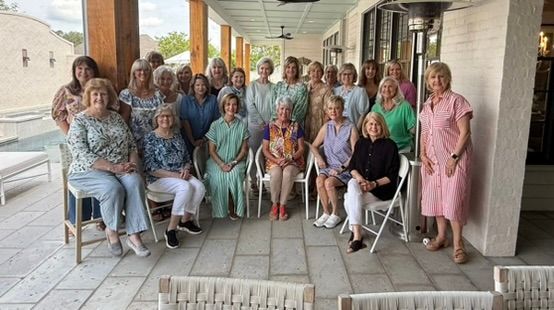 Fellowship at the conclusion of Wednesday Women's Bible Study.
