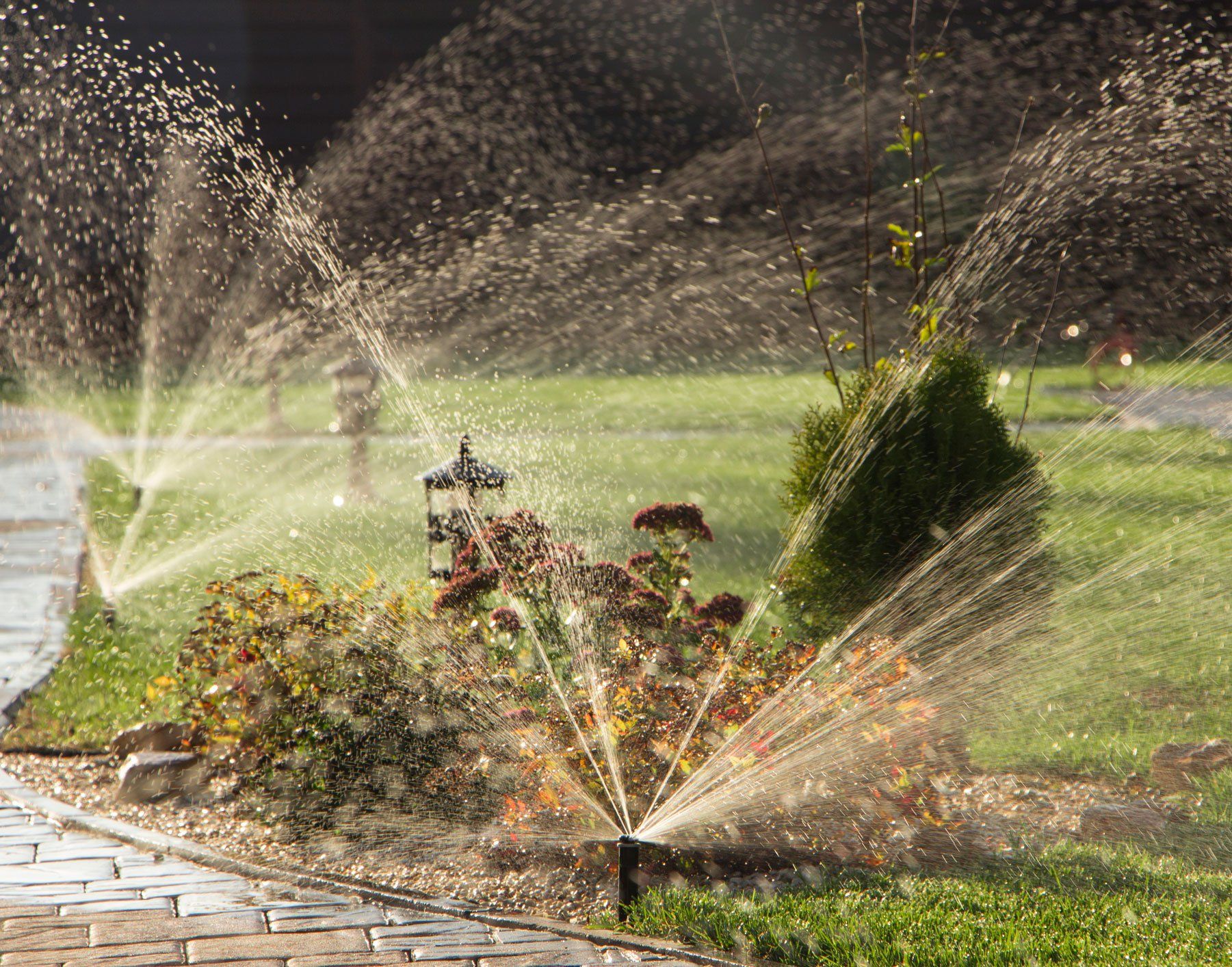 Rotating Sprinkler | San Bernardino, CA | H & R Gardening and Landscaping