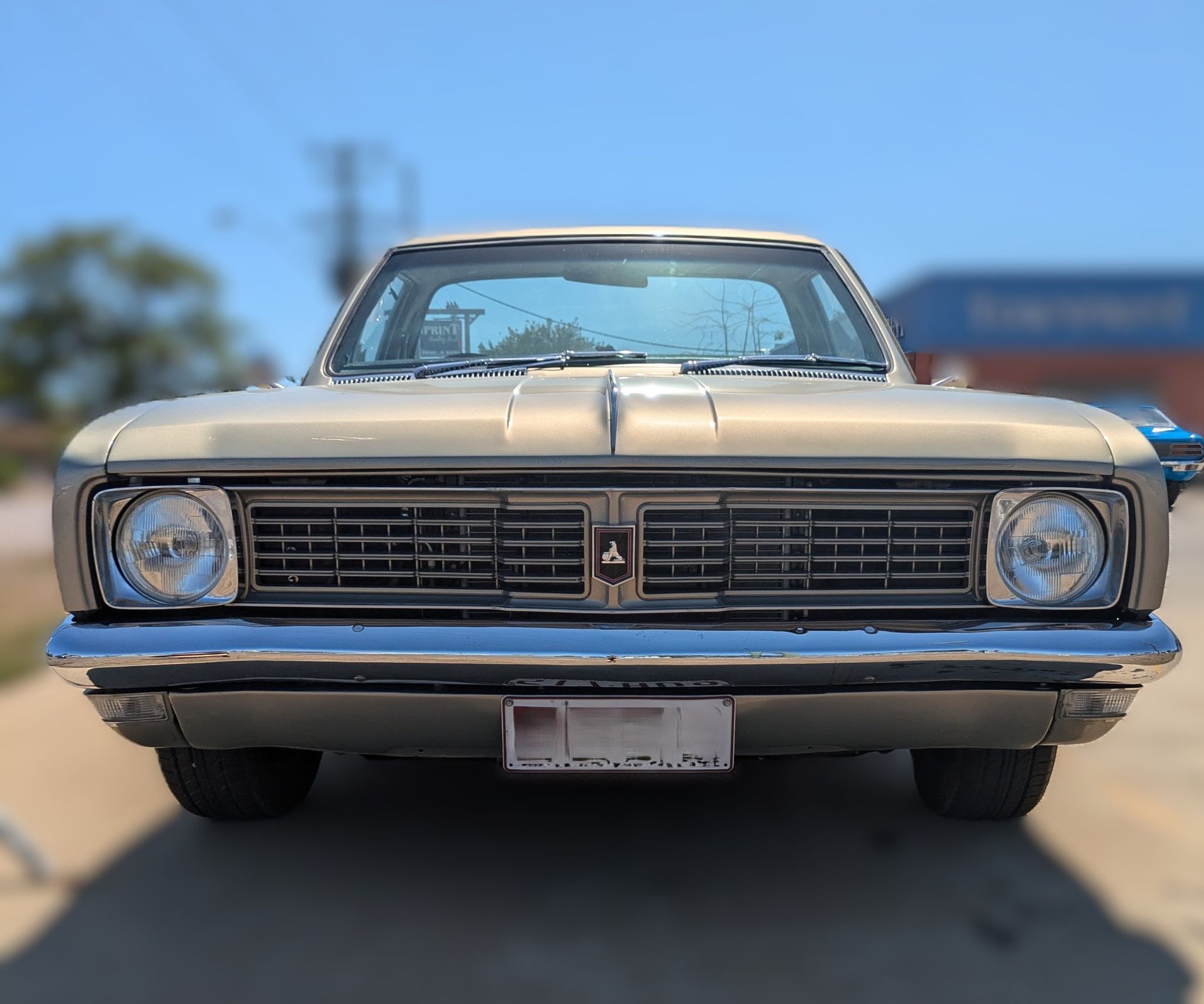 Front View of a Classic Gold Holden Monaro — Aitkenvale Exhausts & Towbars Pty Ltd In Aitkenvale, QLD