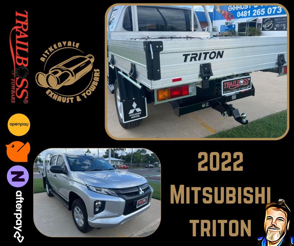 2022 Mitsubishi Triton Truck With a Tray — Aitkenvale Exhausts & Towbars Pty Ltd In Aitkenvale, QLD