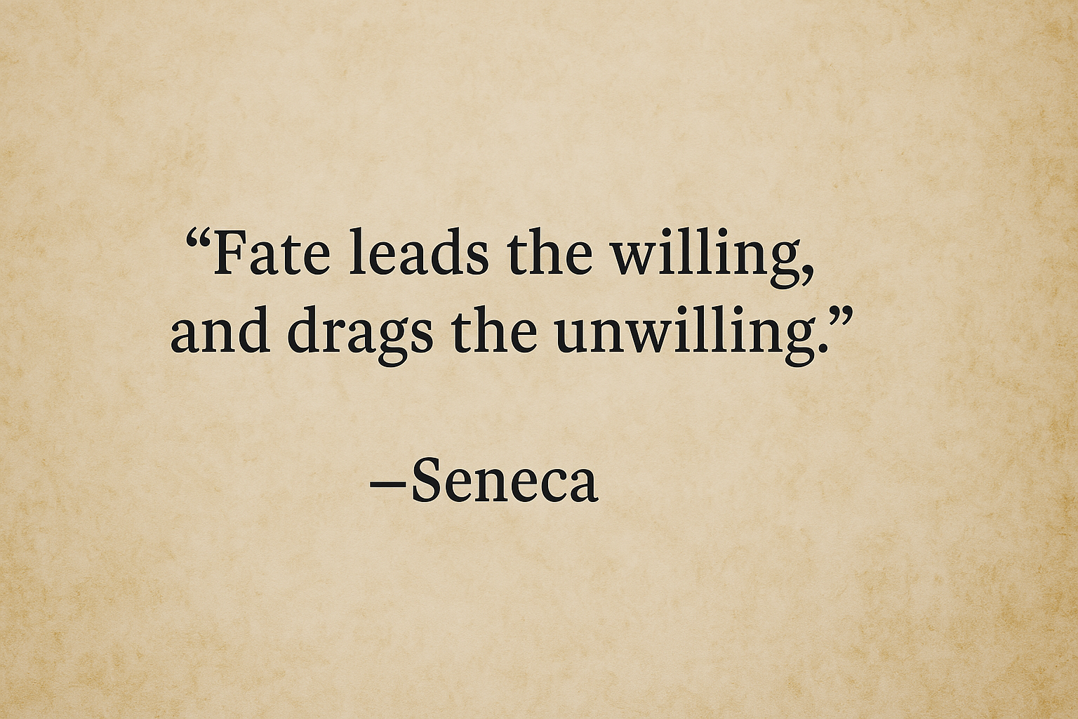 A quote by seneca that says