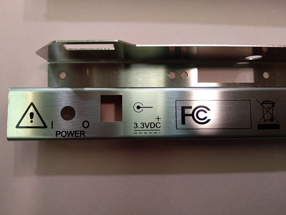 decorazione di componenti in metallo