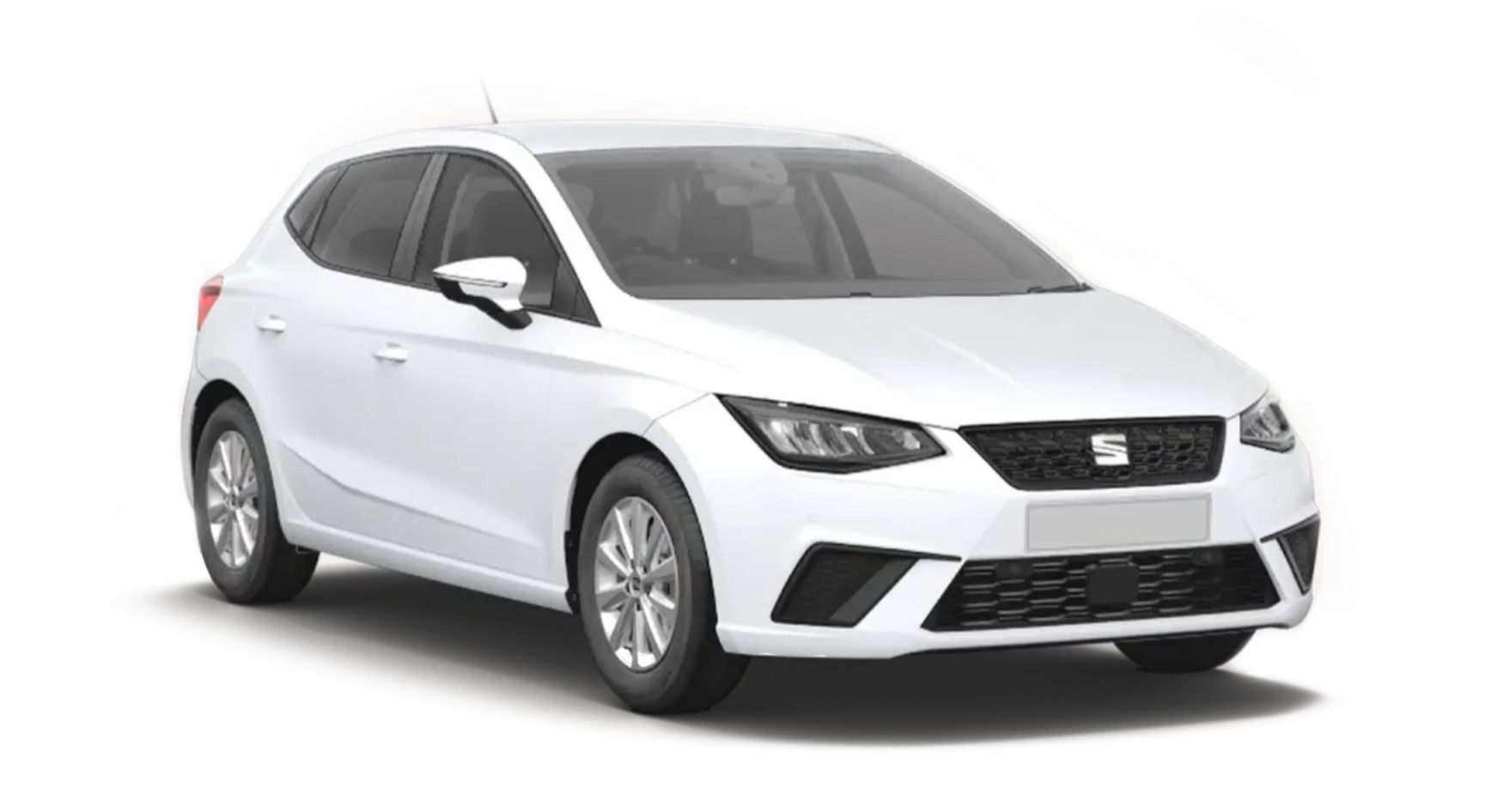 Seat Ibiza White - auto huren in Alicante