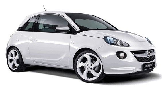Opel Adam White - auto huren in Alicante